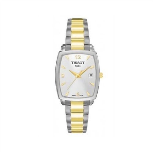 Tissot Everytime Tonneau Stainless Steel / PVD Yellow Gold / Silver / Bracelet